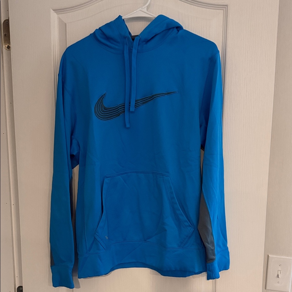 Nike Men's Blue Hoodie Sweater
